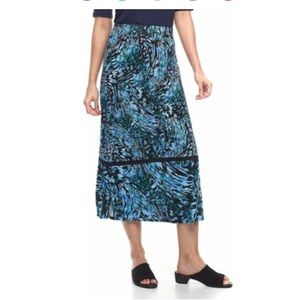 Dana Buchman Slit Maxi Skirt size Medium